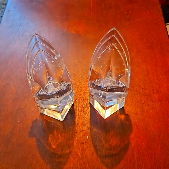 Mikasa Other - Vintage Mikasa crystal candleholder pair